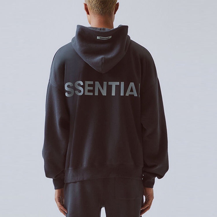 Fear of God Essentials FW19 3M Logo Pullover Hoodie 'Black' FOG-FW19-10 - 5