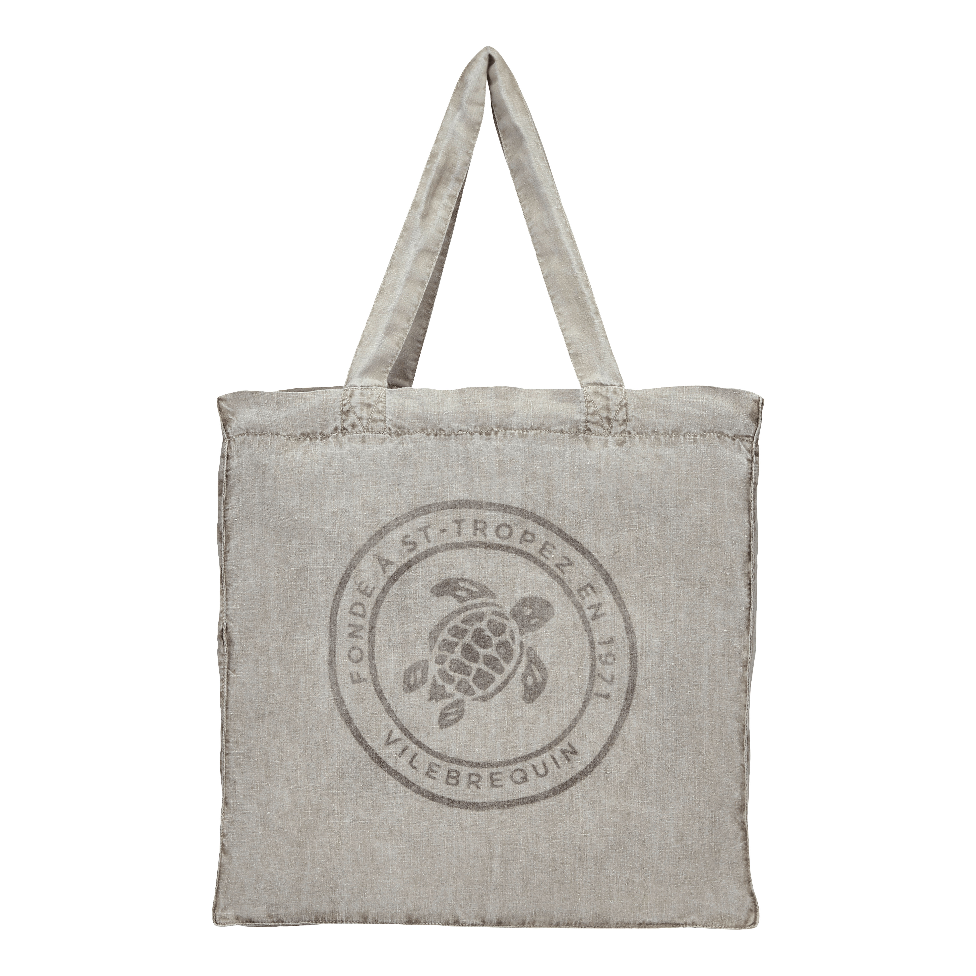 Linen Turtle Unisex Tote Bag Mineral Dye - 2
