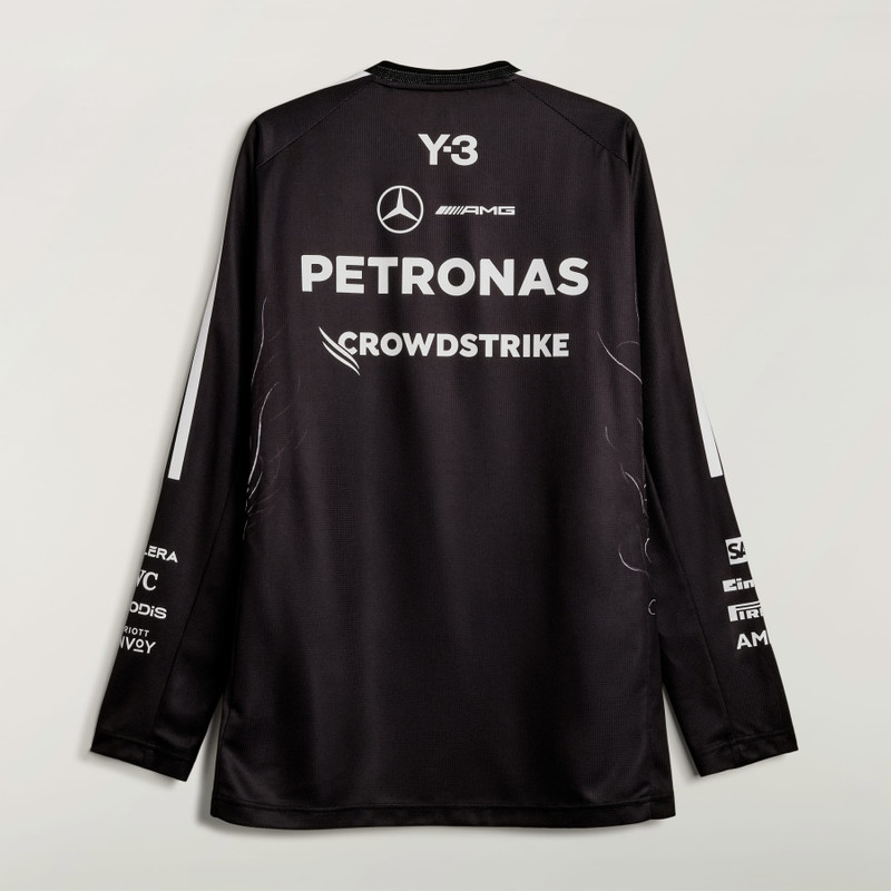 Y-3 MERCEDES DRIVER JERSEY LONG SLEEVE 3