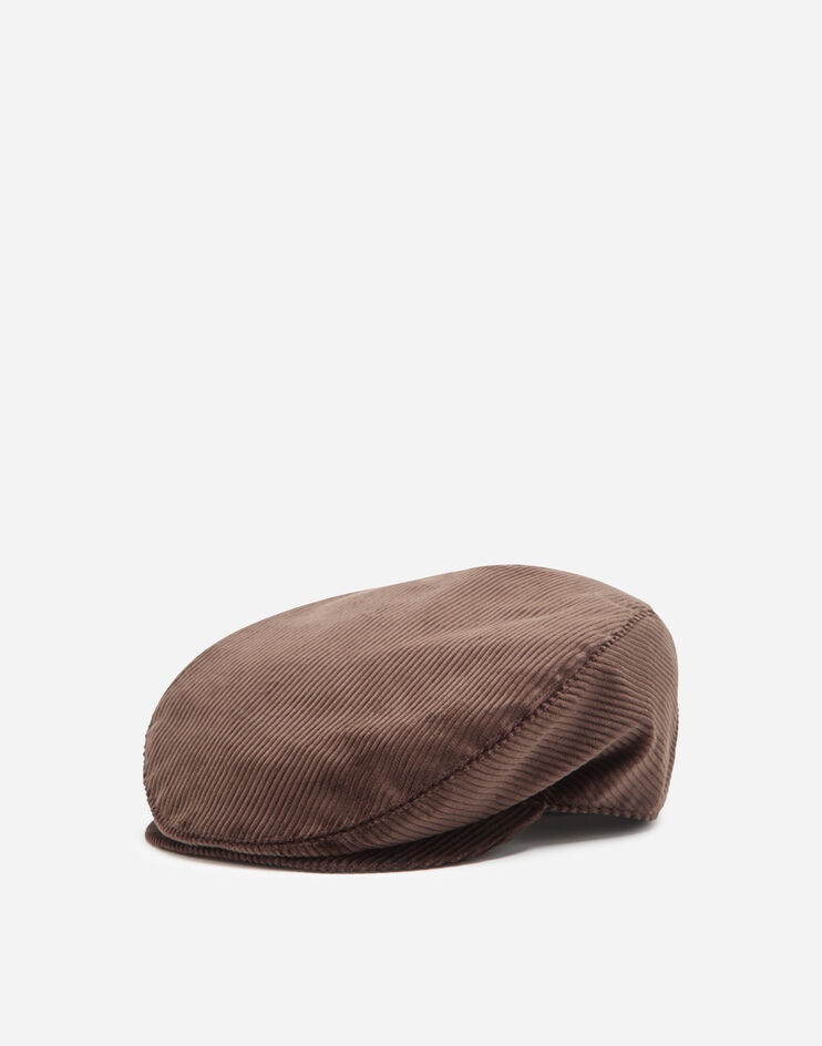 Corduroy flat cap - 1