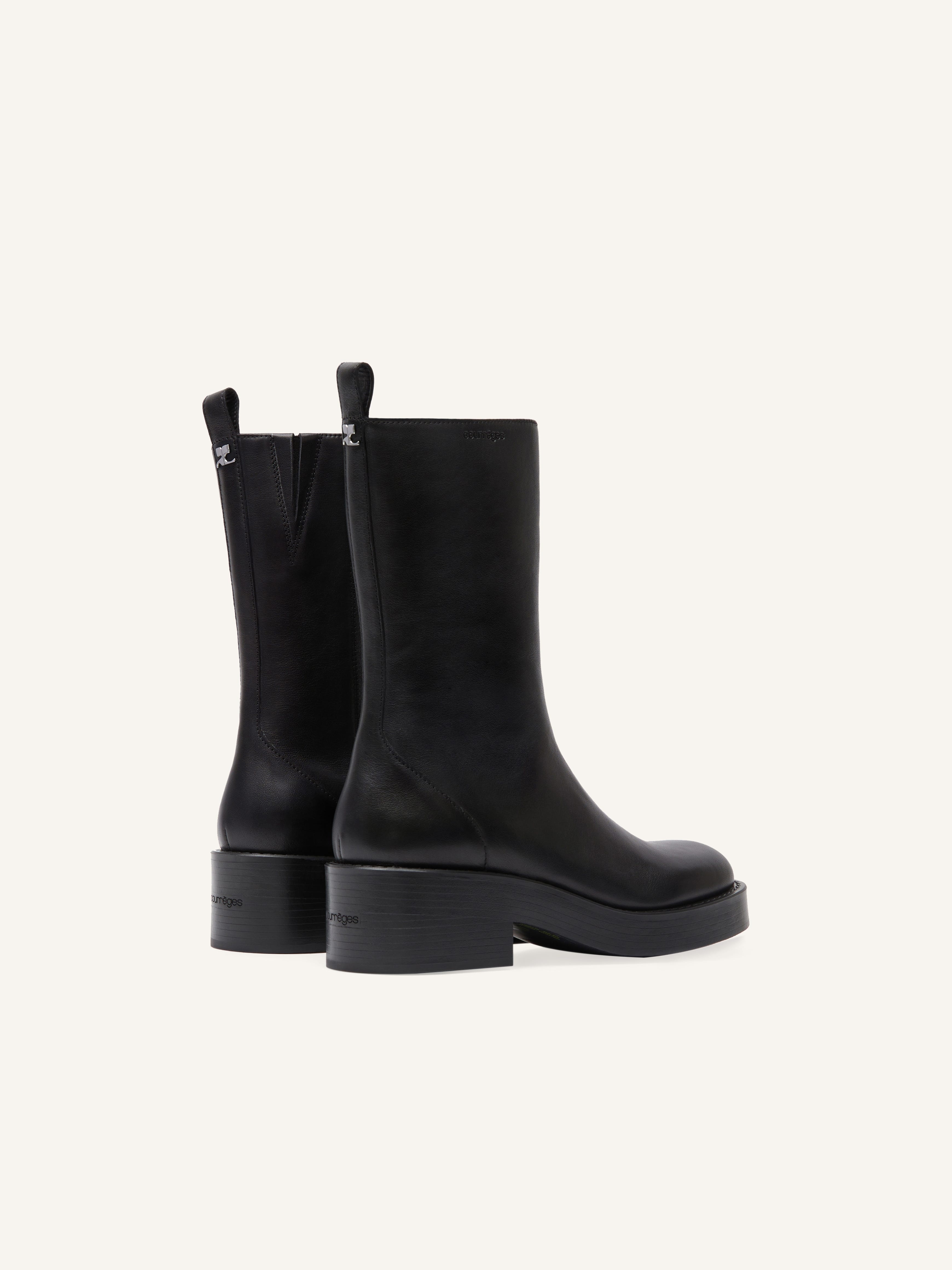 courrèges Boots 423SAB014CV0023 9999 Black | balaan | REVERSIBLE