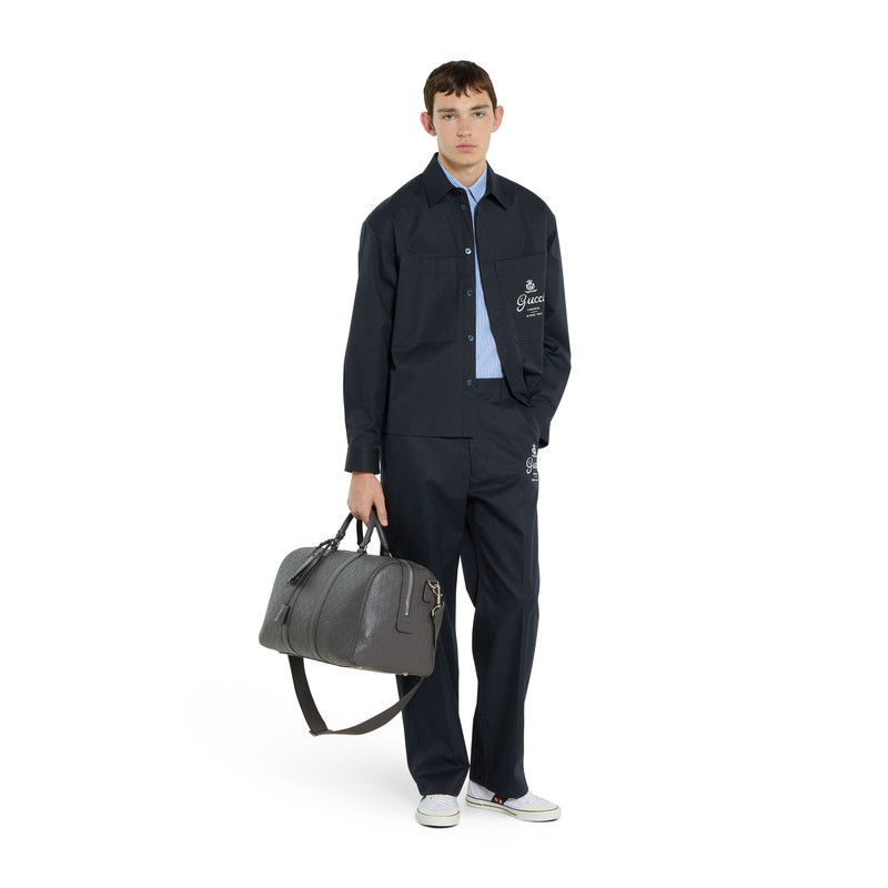 GUCCI Cotton twill shirt with print outlook