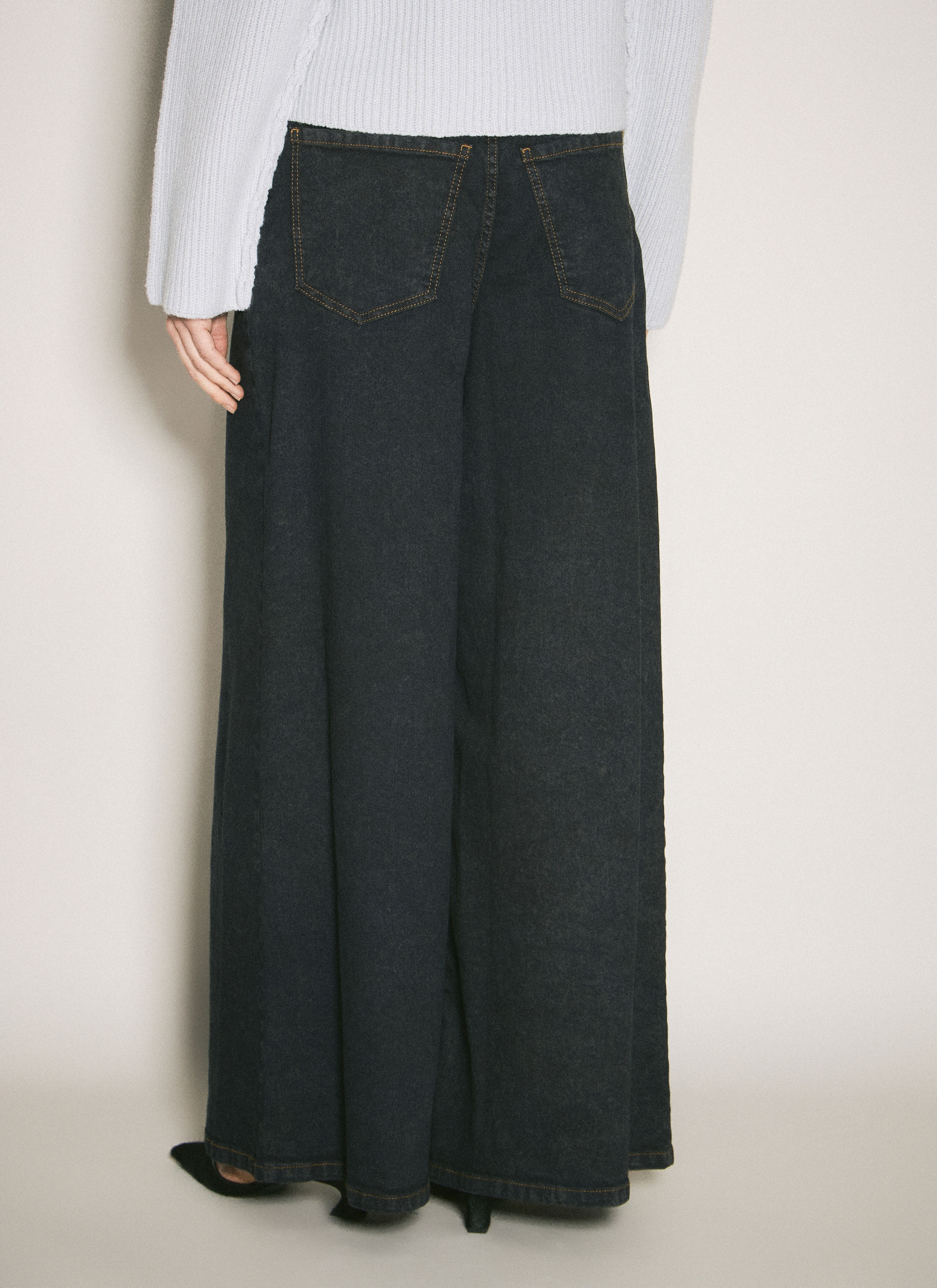 Wide-Leg Stretch Jeans - 5