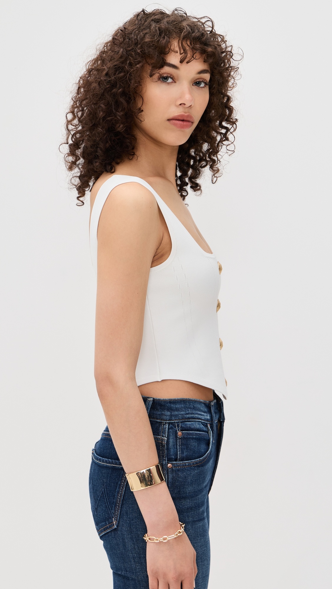 Saga Square Neck Knit Corset - 3
