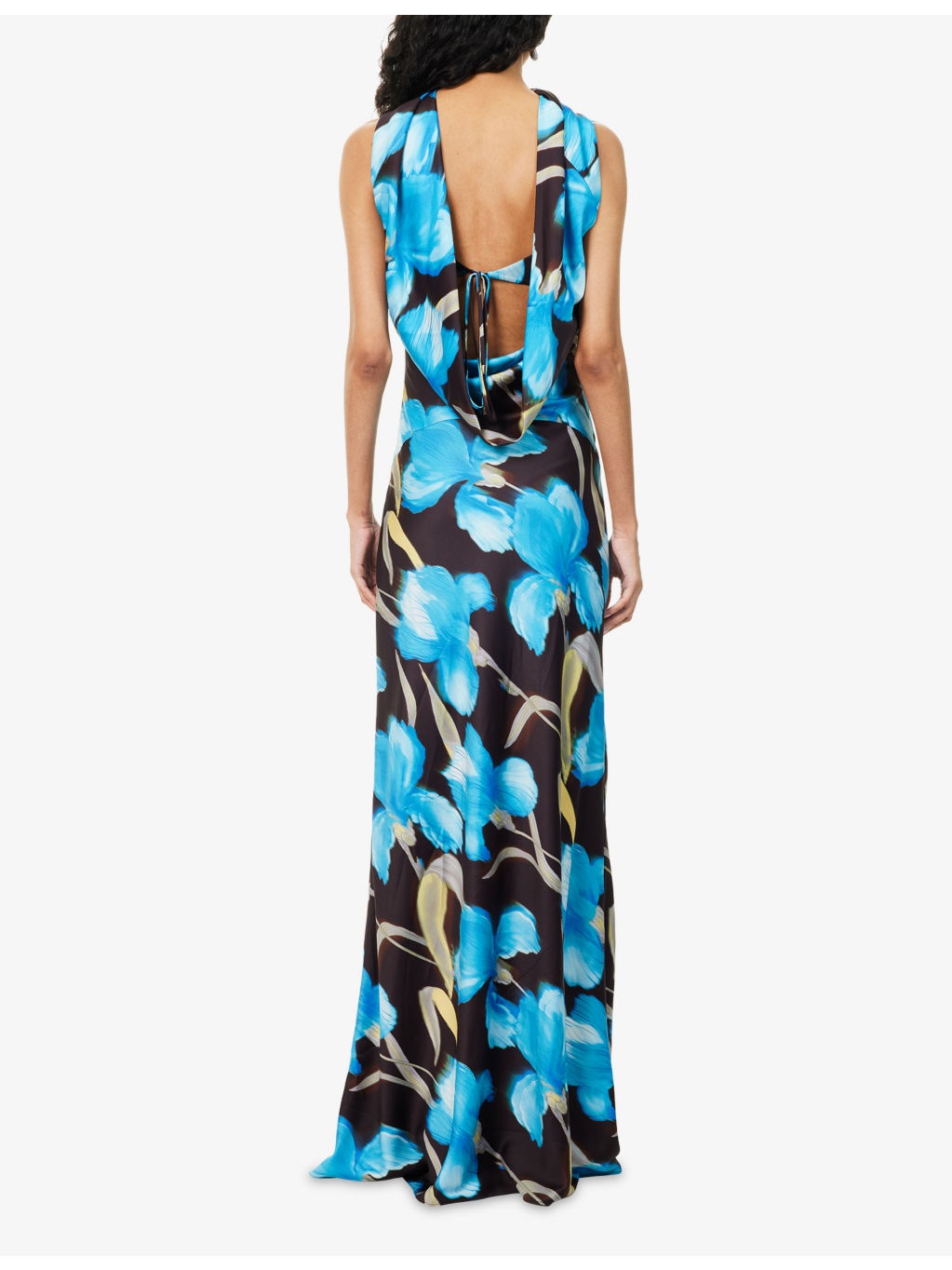 Ingrid Draped Woven Gown - 4