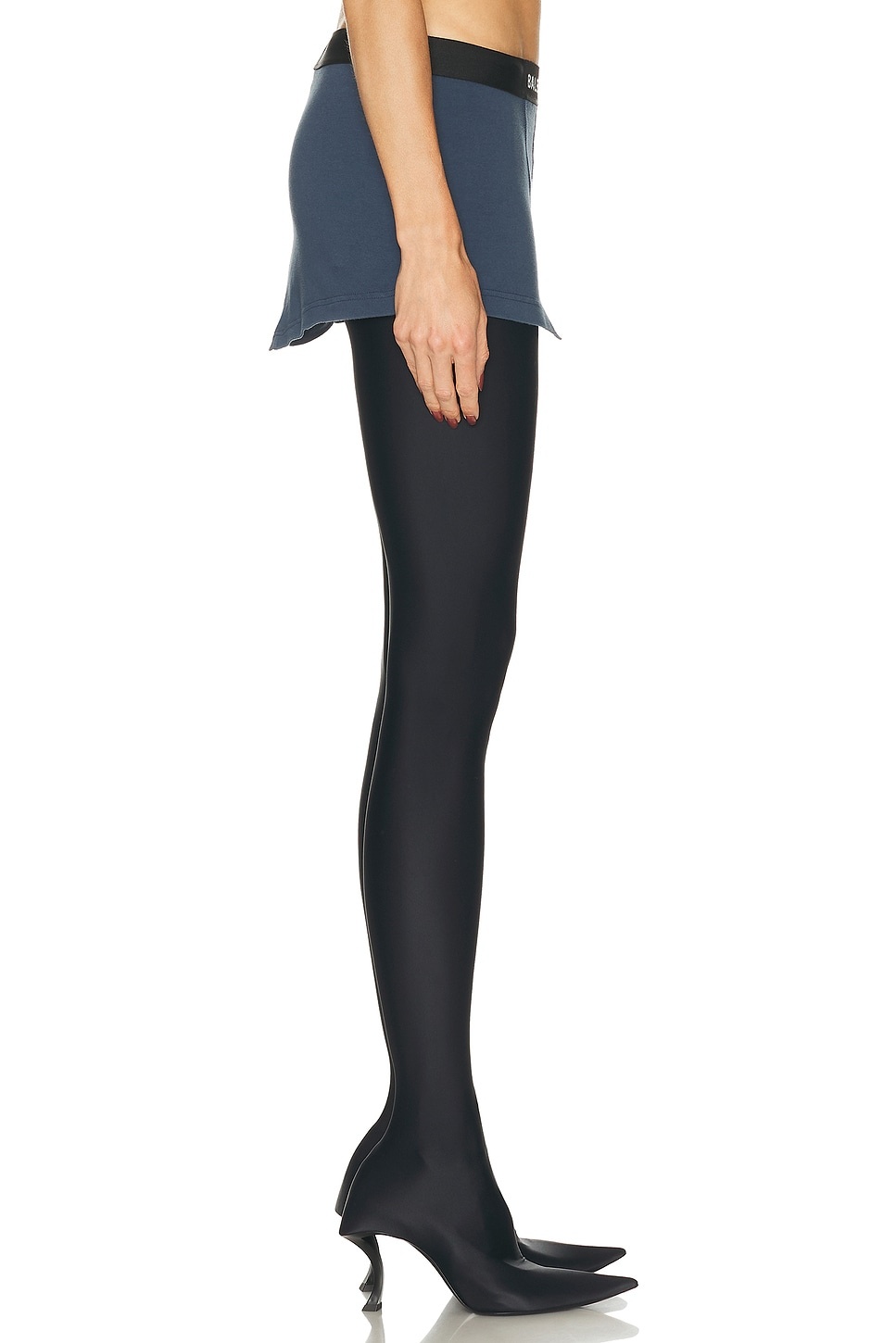Cut Off Brief Skirt - 3
