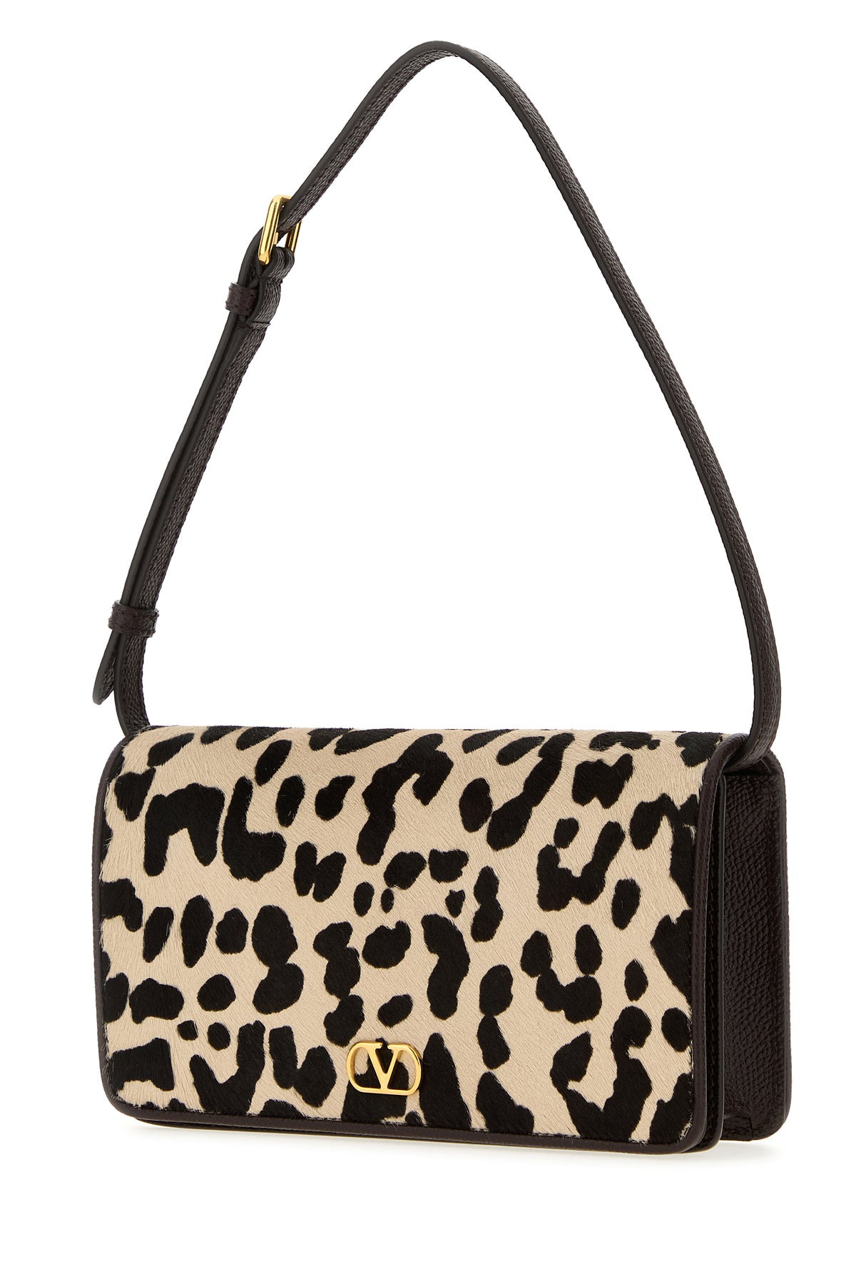 Printed calf hair mini VLogo Signature shoulder bag - 2