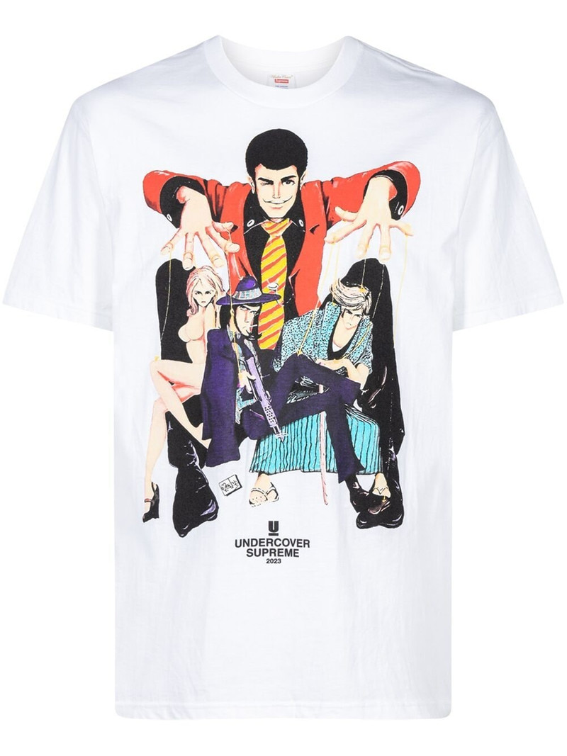 x Undercover Lupin 코튼 티셔츠 - 1