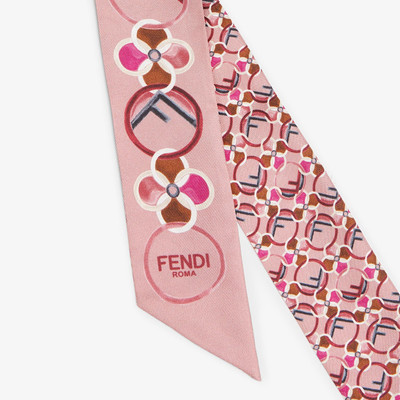 FENDI Pink silk bandeau outlook