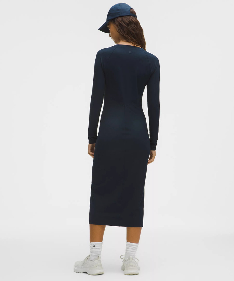 lululemon All Aligned Ribbed Long-Sleeve Midi Dress outlook