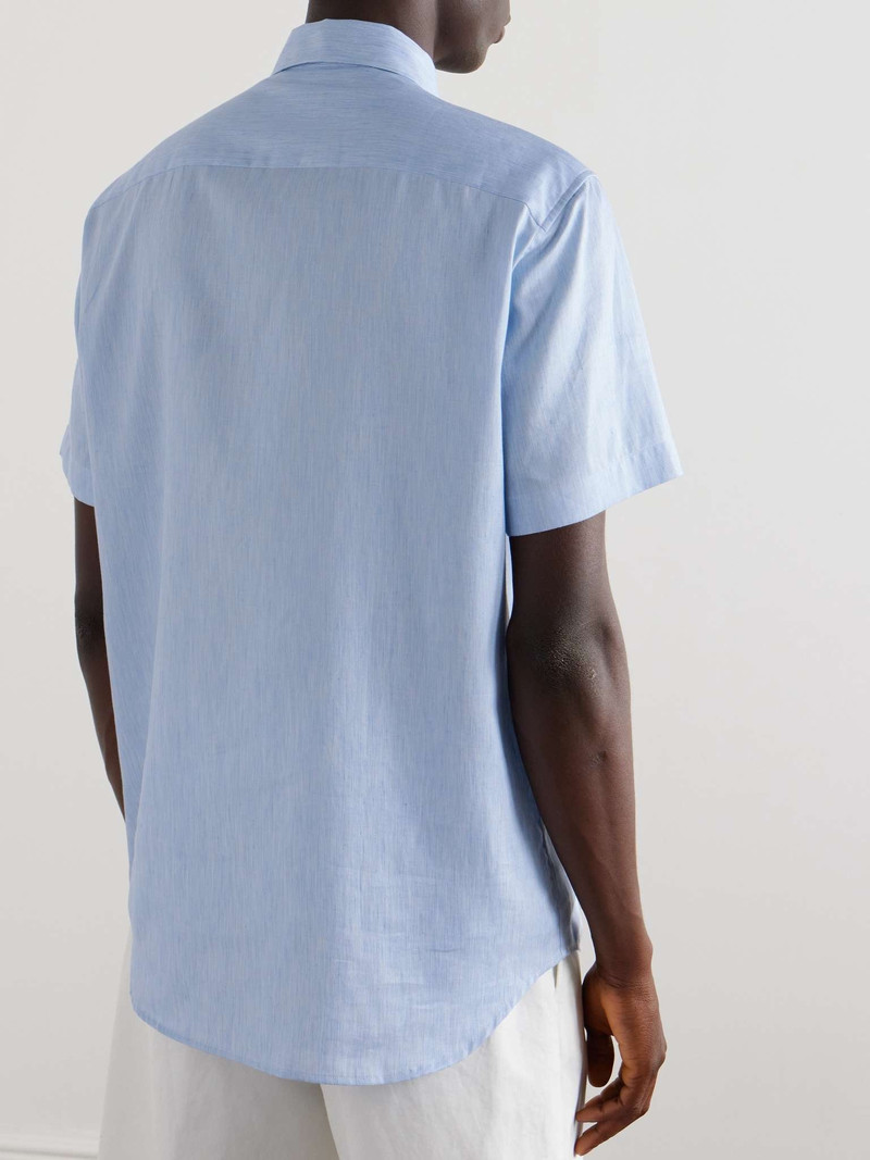Cotton, Linen and Silk-Blend Shirt 4