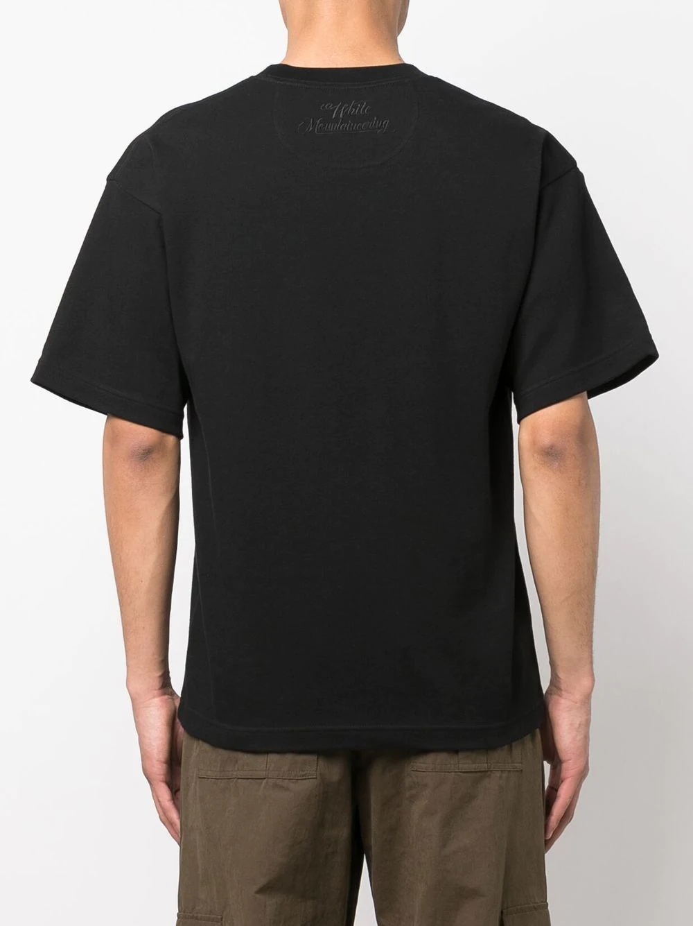 logo-embroidered pocket T-shirt - 4