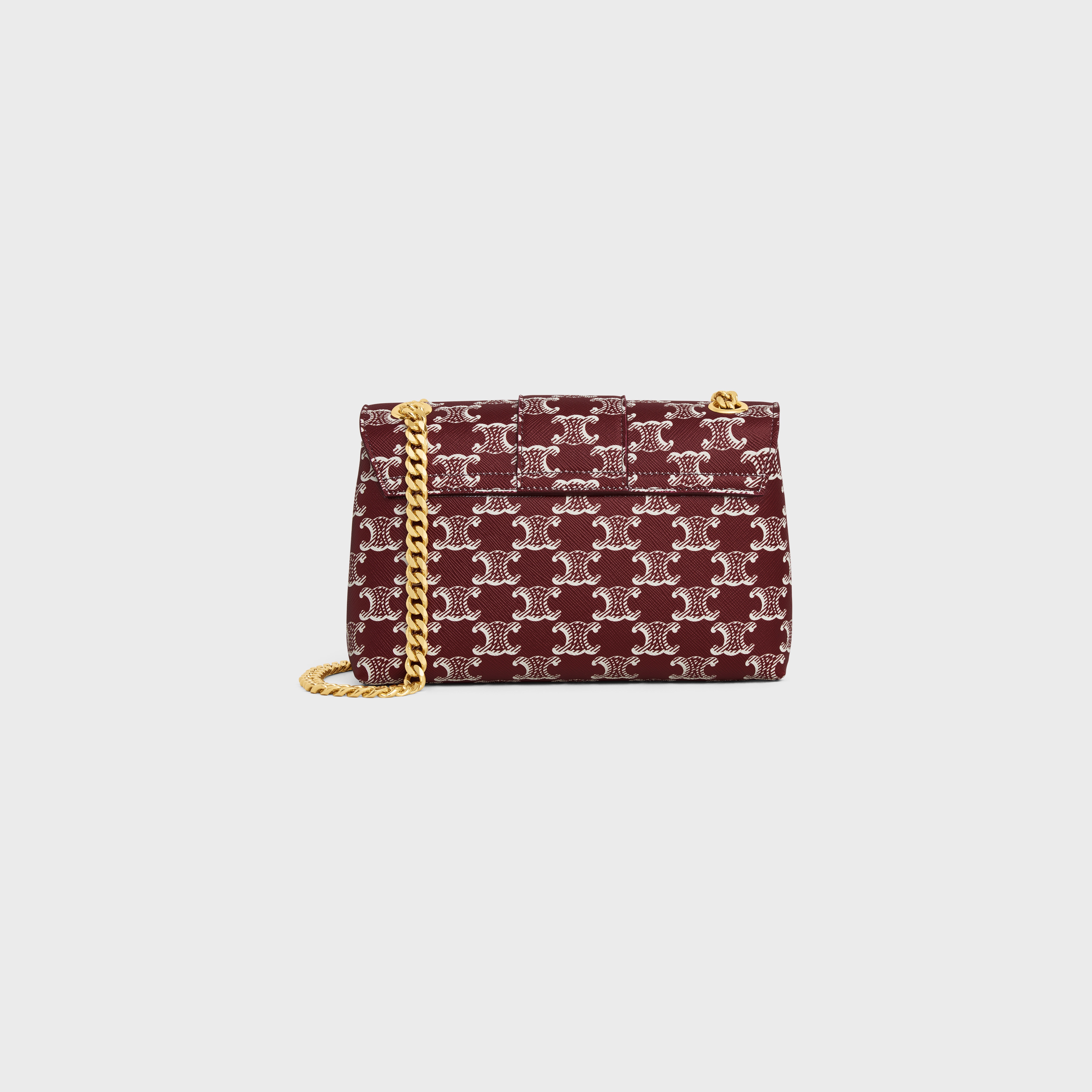 TEEN CELINE VICTOIRE BAG in TRIOMPHE CANVAS TWO-TONE - 3