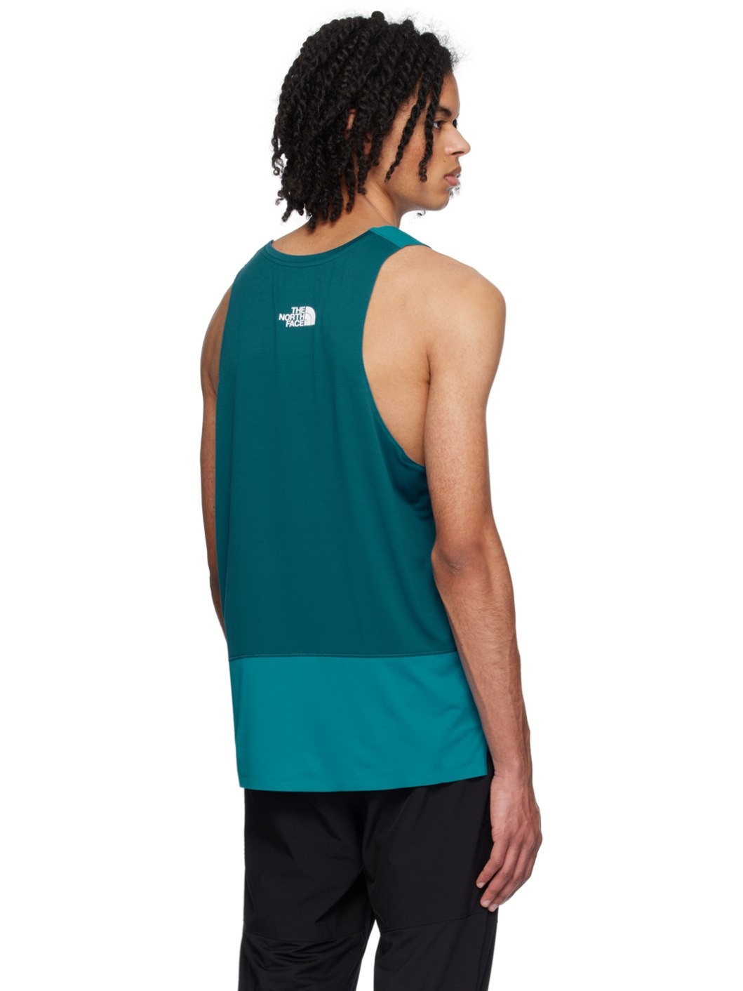 Blue High Trail Run Tank Top - 3