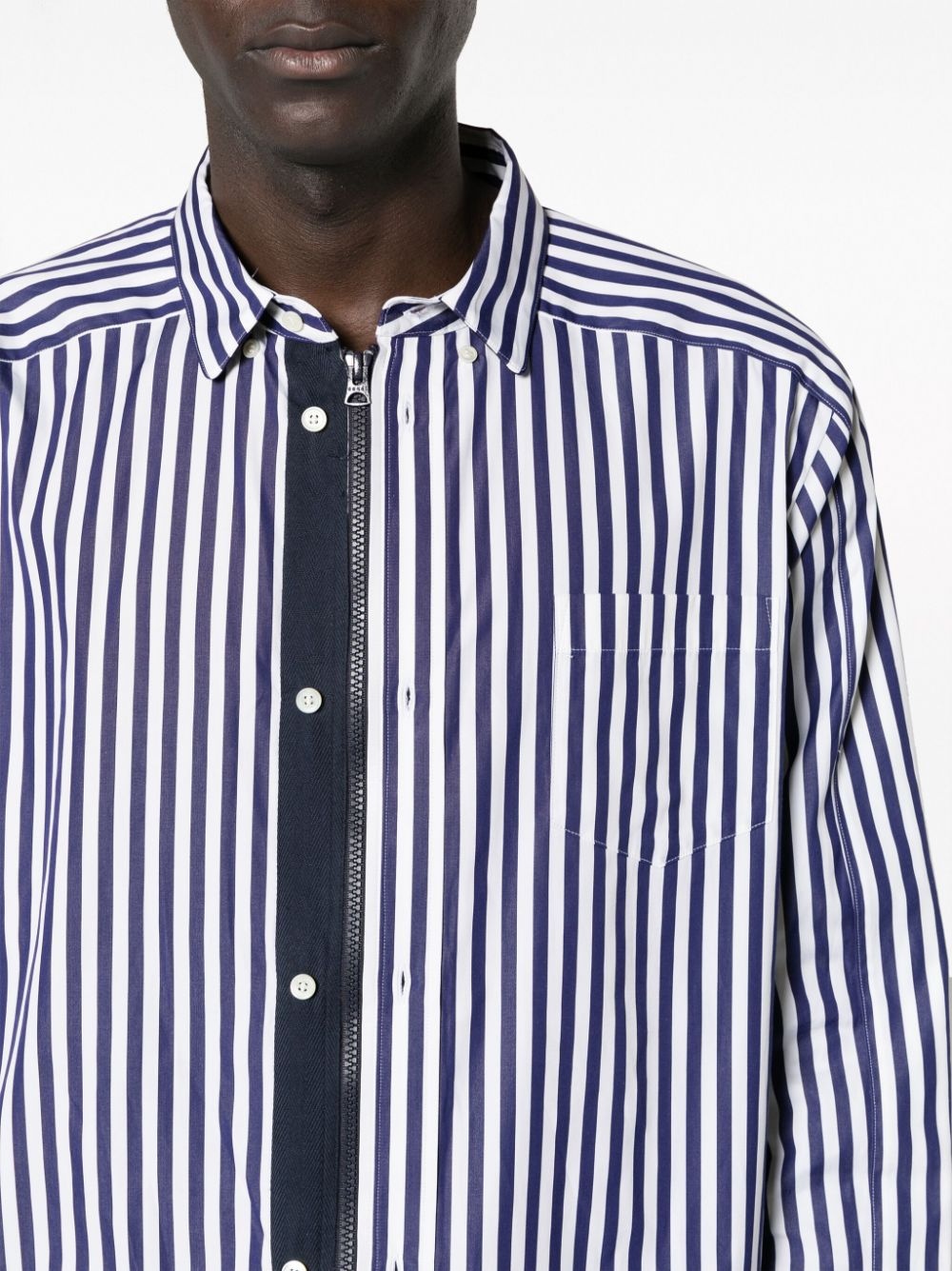 striped cotton shirt - 5