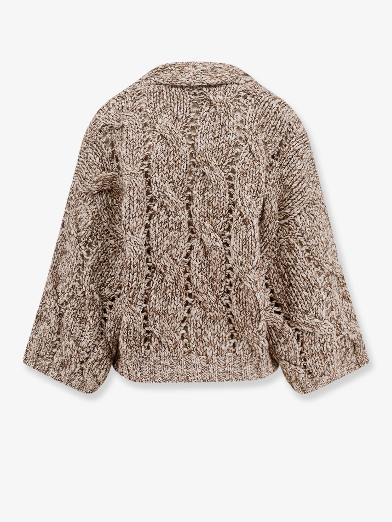 Wool And Cashmere Cardigan With Sequins - 2
