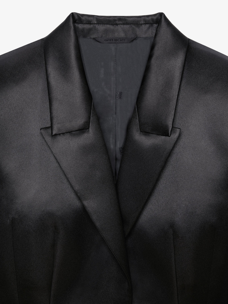 FITTED JACKET IN SATIN 5