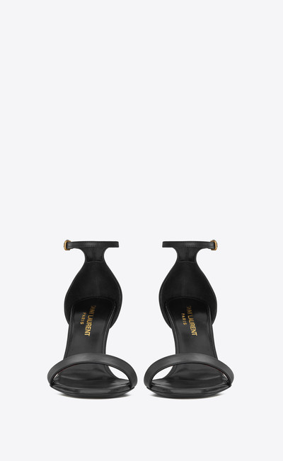 SAINT LAURENT amber sandals in leather outlook