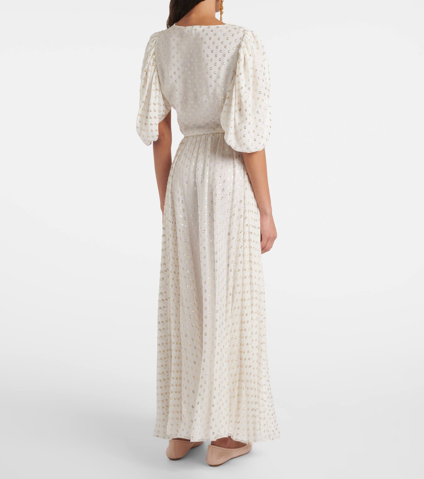 Jacquard silk-blend maxi skirt - 3