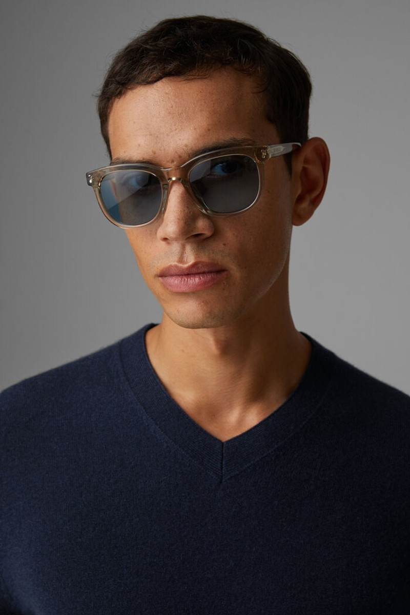 Maddox Knit pullover in Navy blue 4