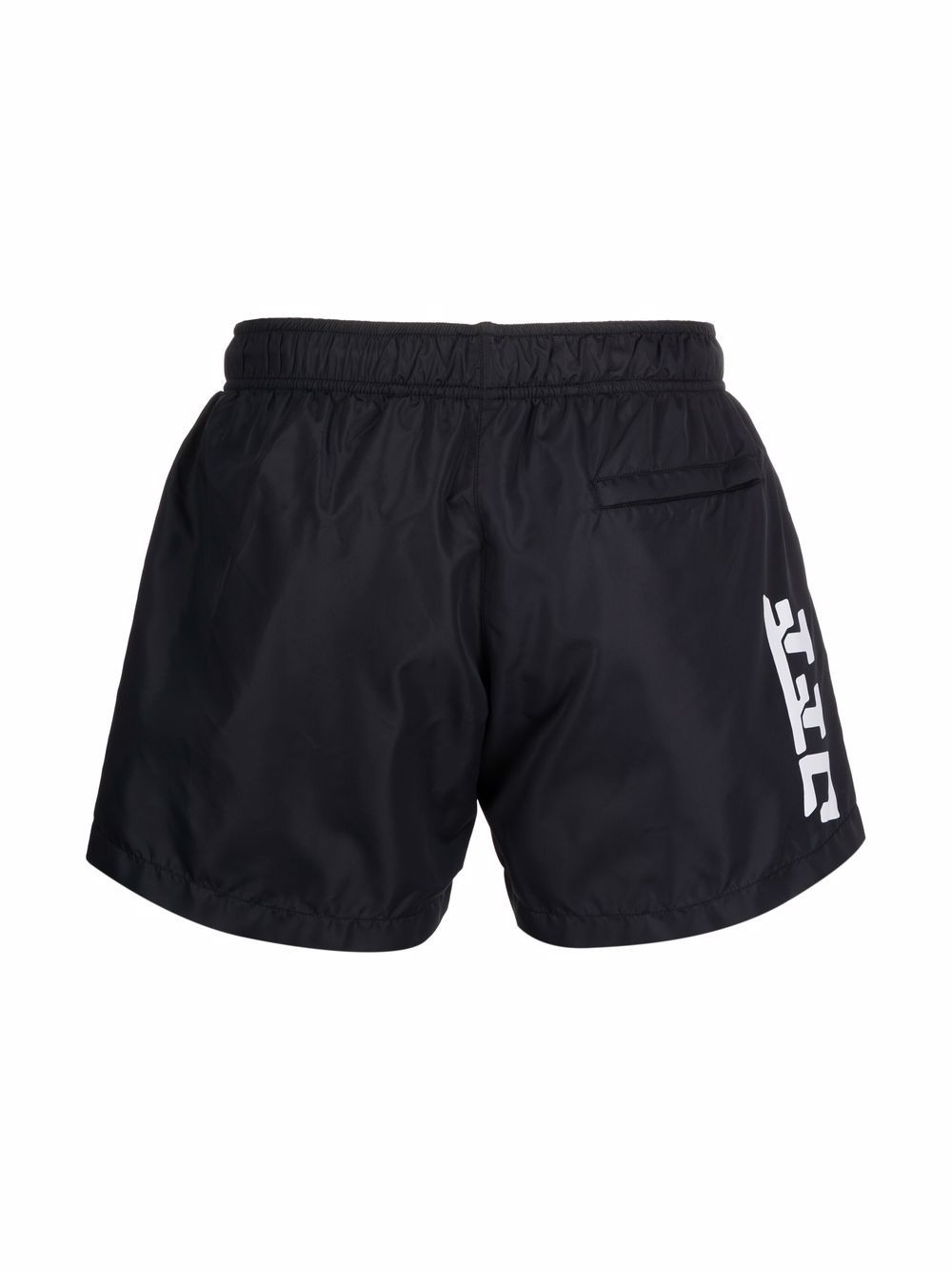 logo print swim shorts - 2