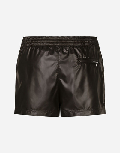 Dolce & Gabbana Short swim trunks with branded band outlook