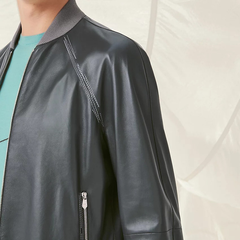 Reversible rib trim jacket 3