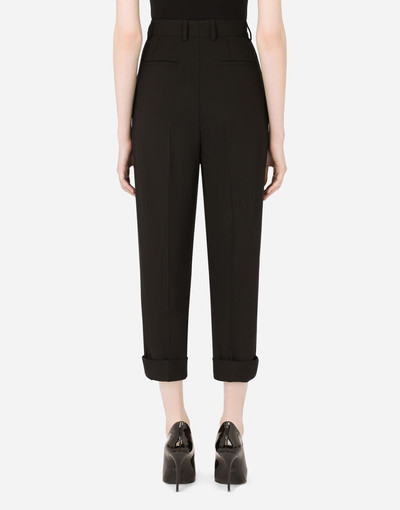 Dolce & Gabbana Woolen pants with turn-ups outlook