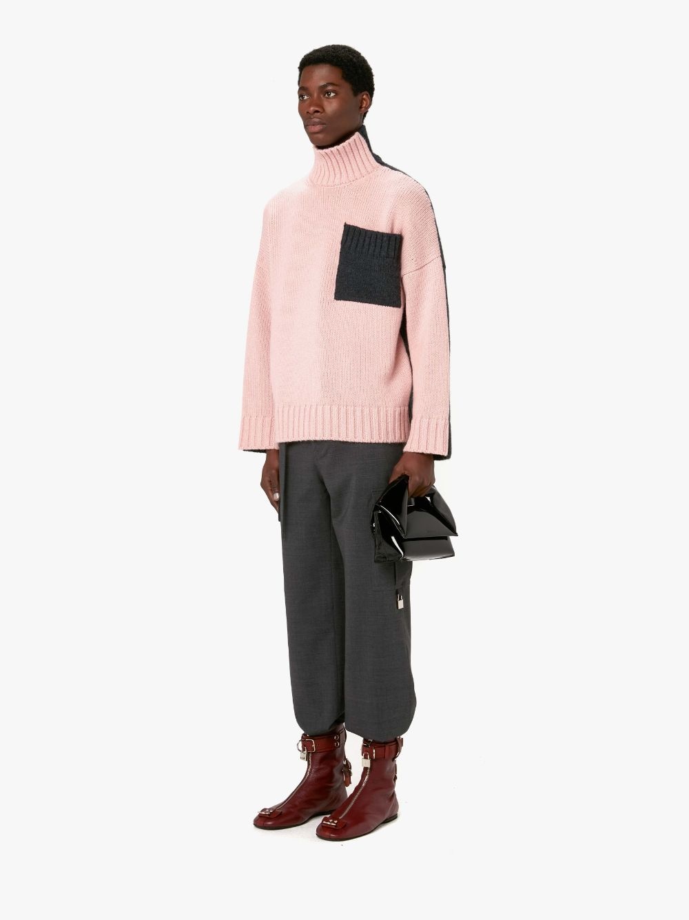 PATCH POCKET TURTLENECK JUMPER - 4
