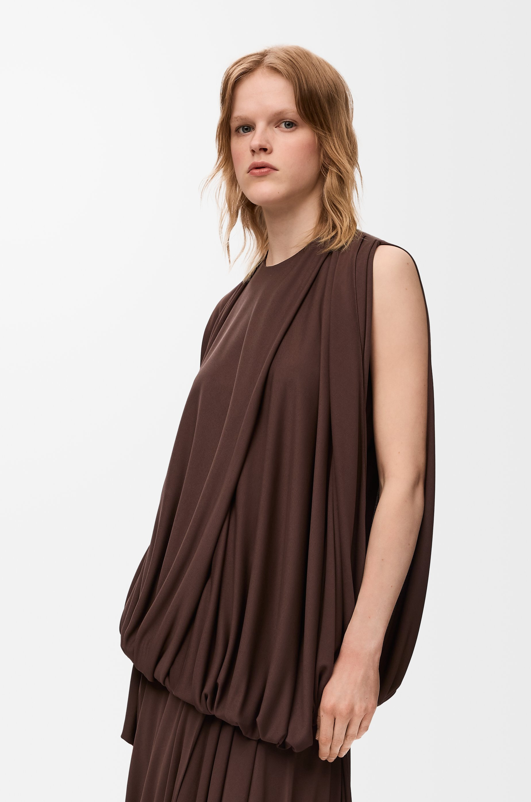 Draped top in viscose - 3