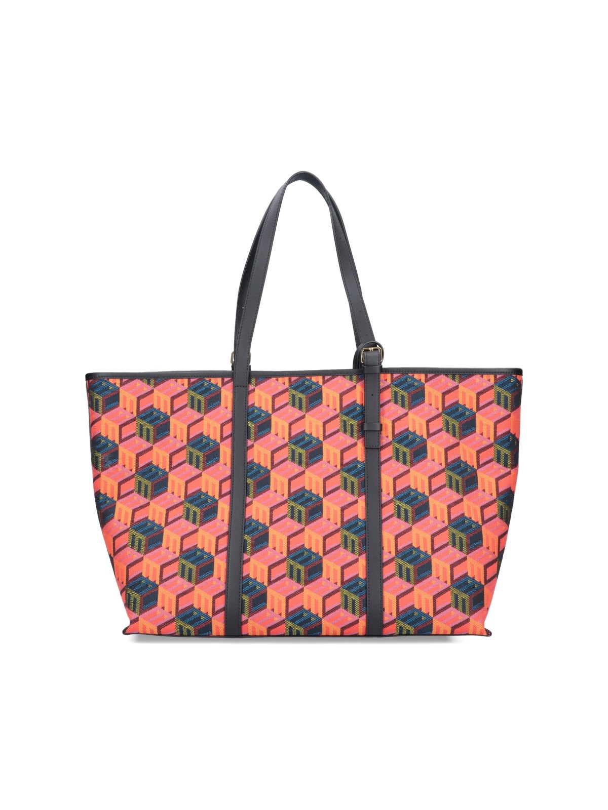 'CUBIC MONOGRAM JACQUARD' SHOPPER BAG - 3