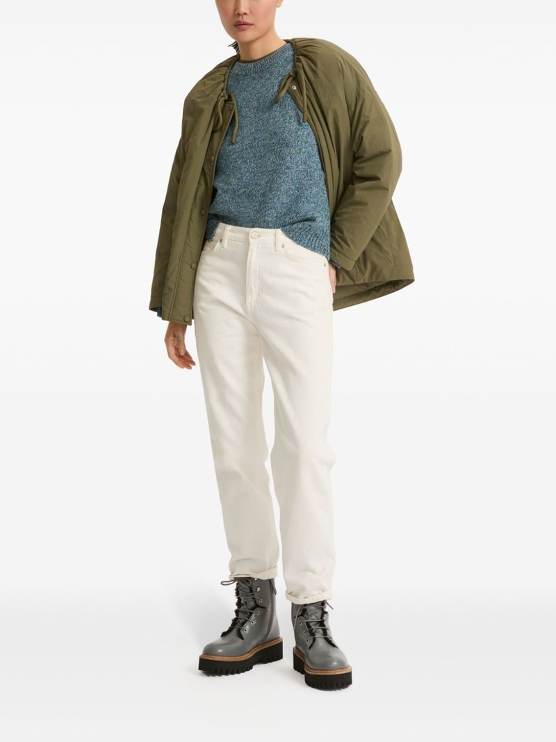 Yves Salomon drawstring-neck down jacket outlook