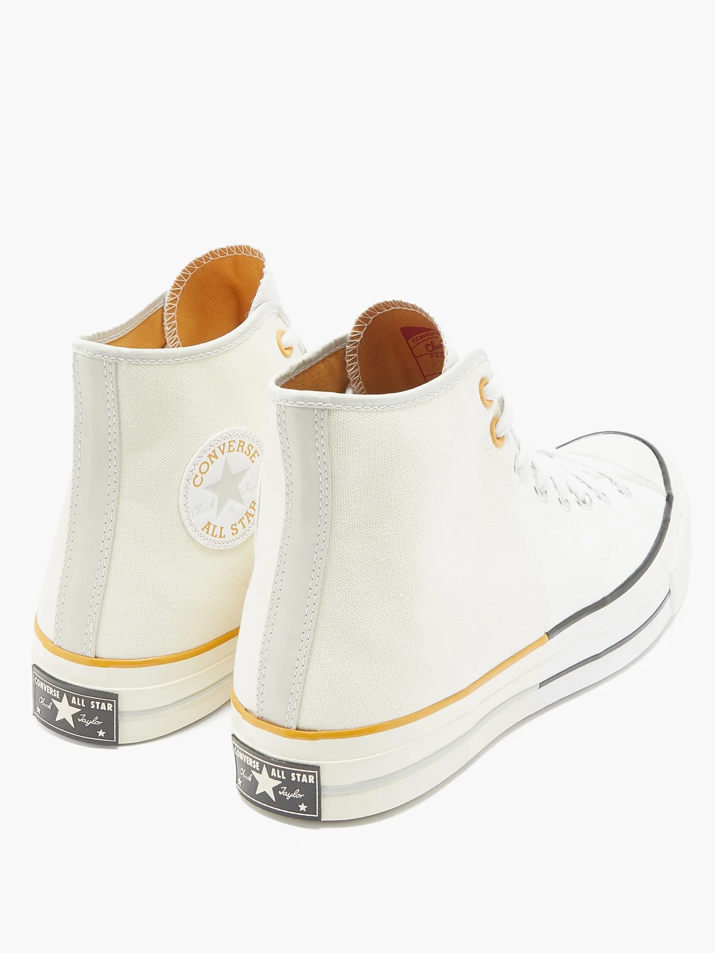 Chuck 70 two-tone high-top canvas trainers - 4