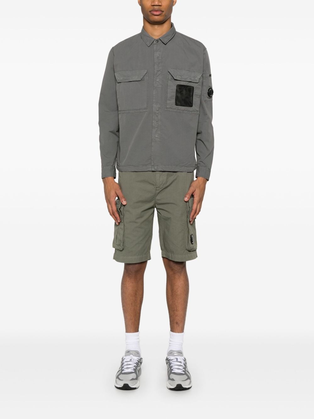 Lens-detail overshirt - 2