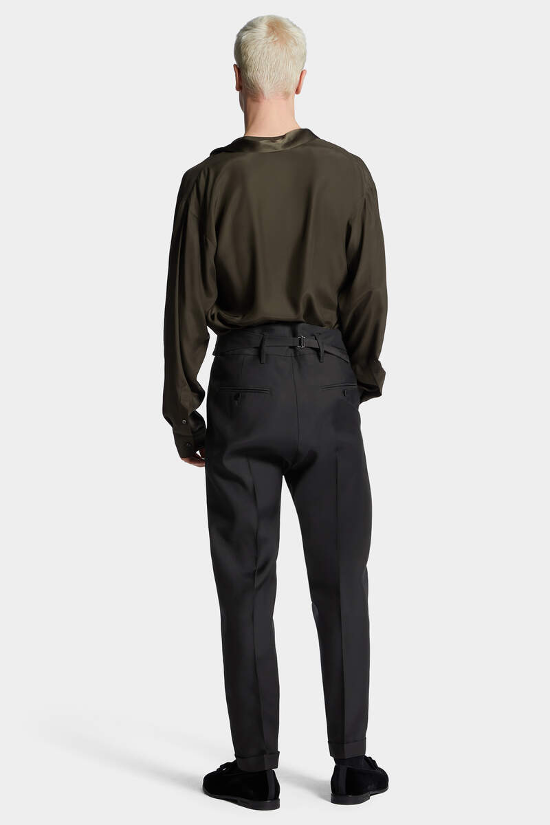 ONE PLEAT EVENING PANT - 4