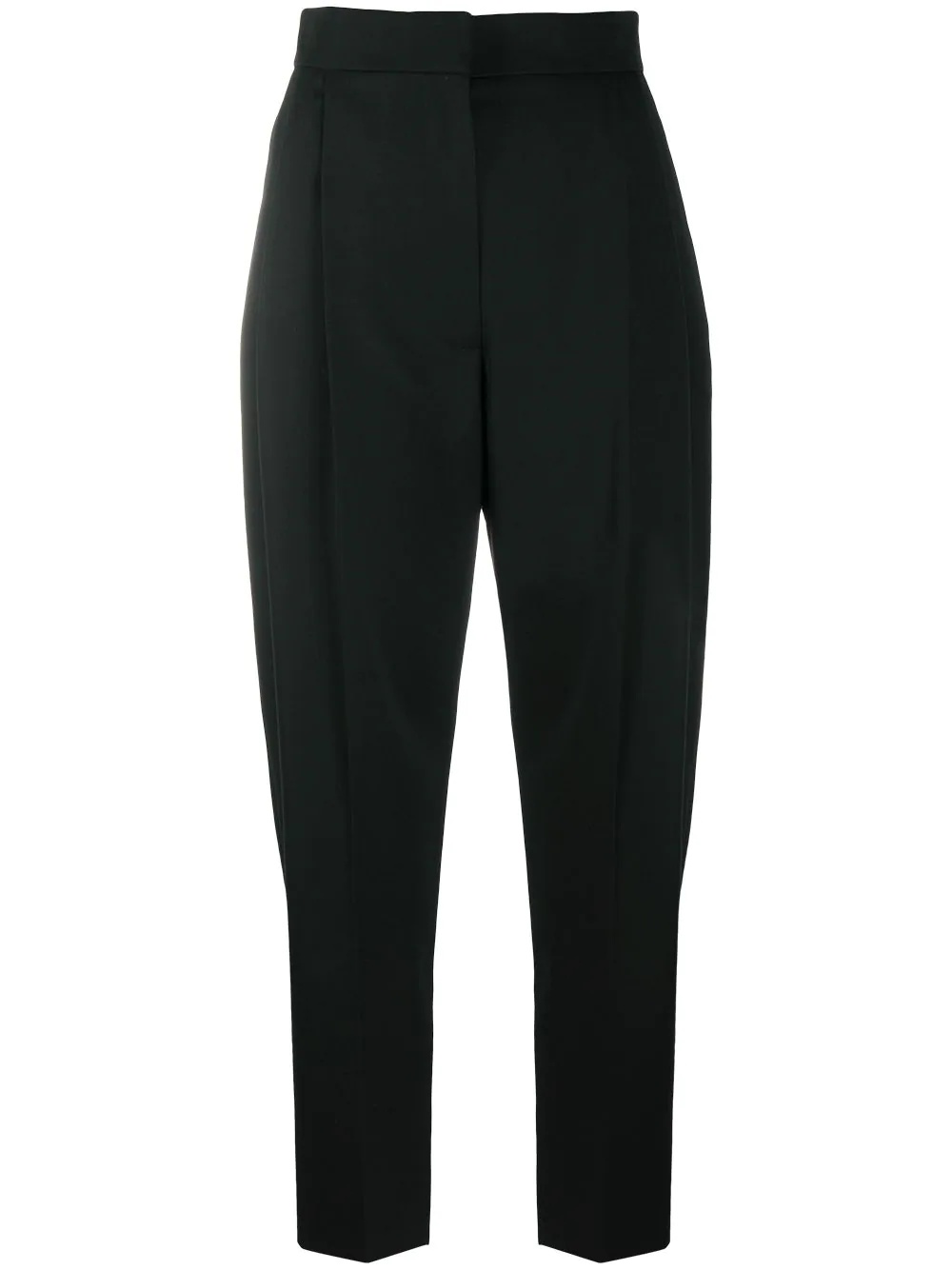 high-waisted tapered trousers - 1