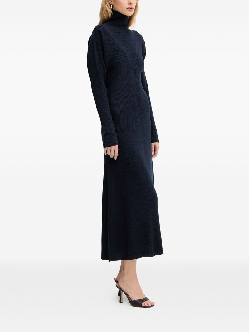 BOSS roll-neck midi dress outlook