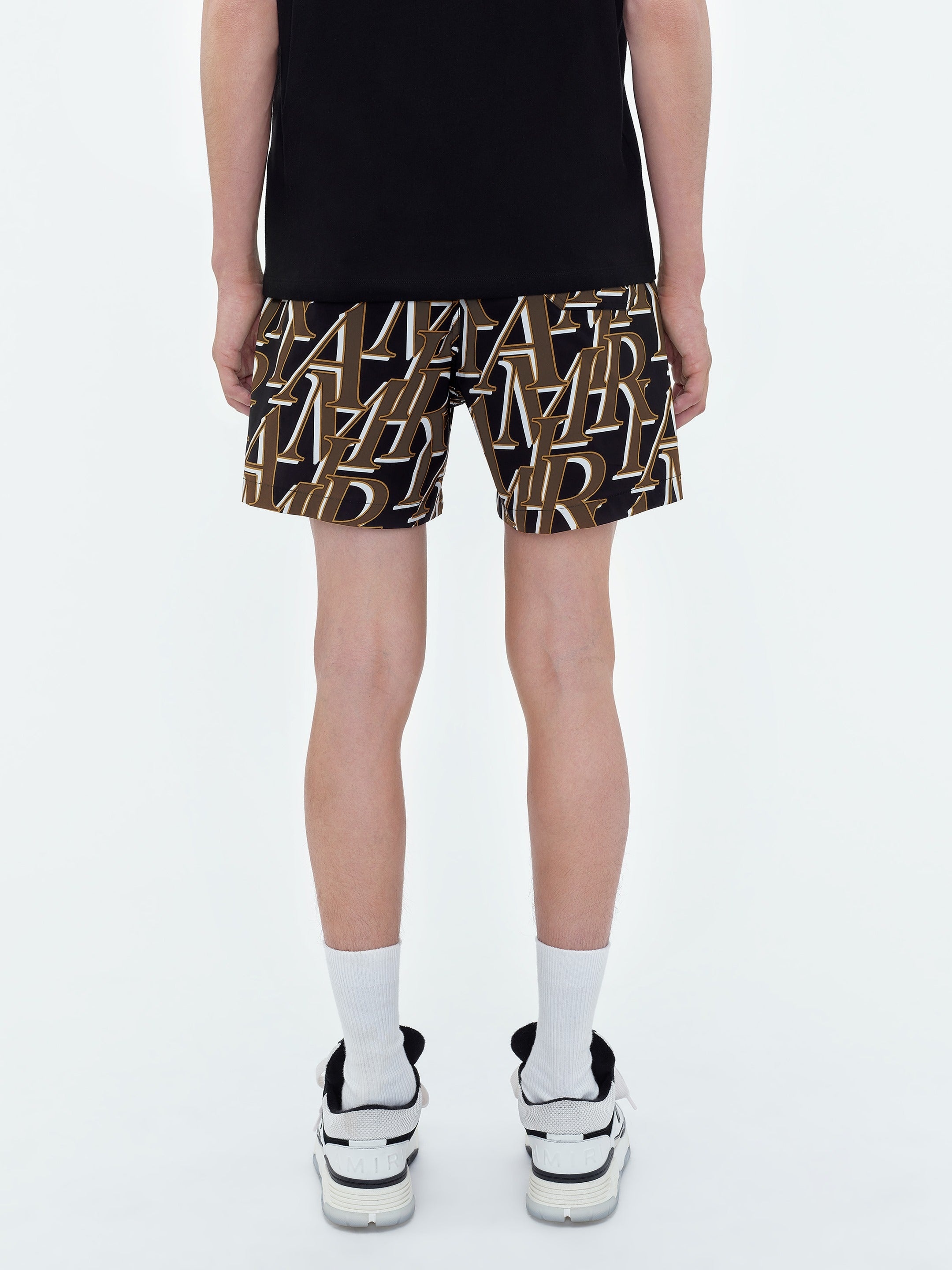 AMIRI STACKED PRINT SWIM TRUNKS - 5