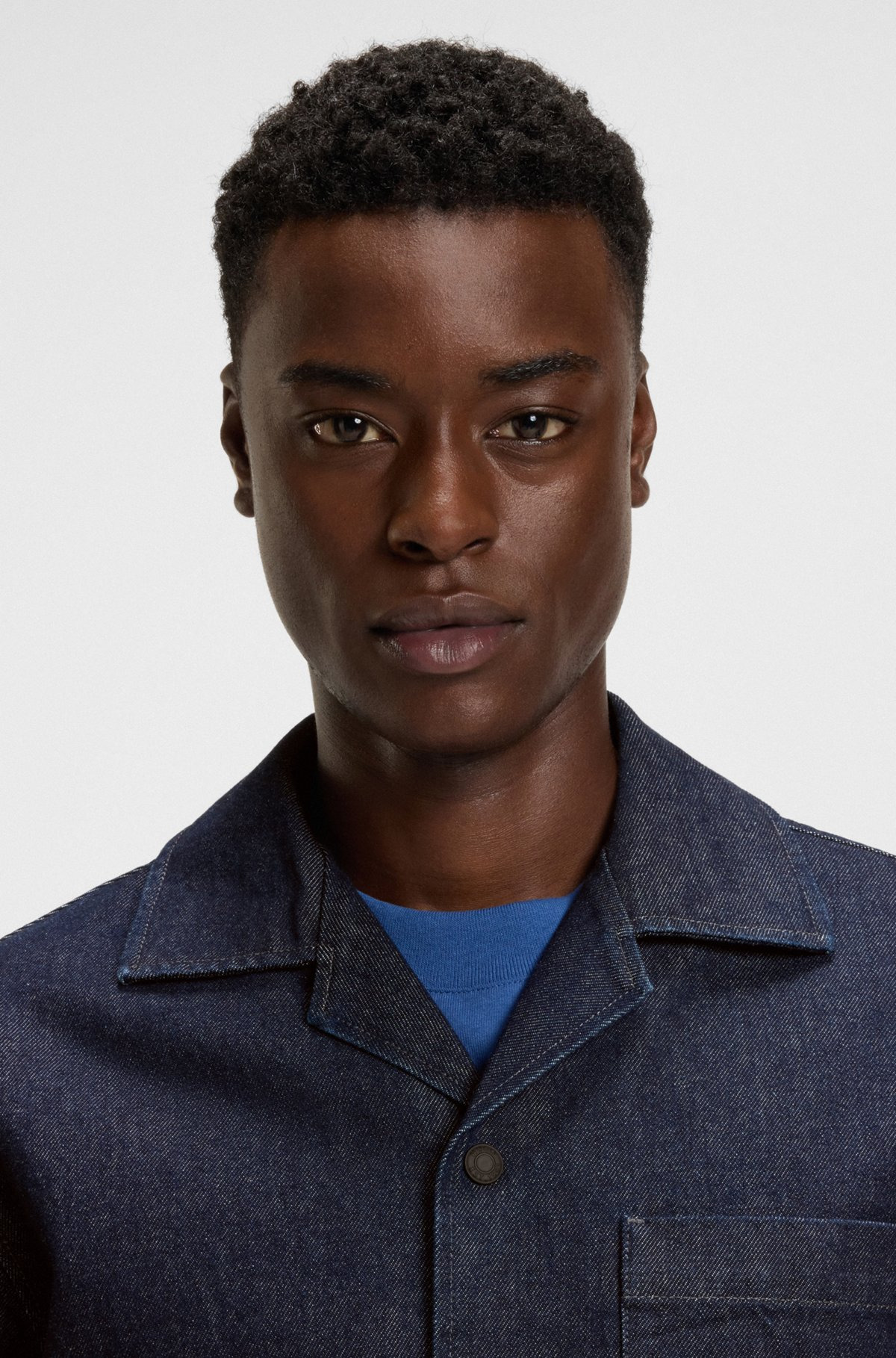 OVERSIZE-FIT OVERSHIRT IN JAPANESE RIGID DENIM - 3