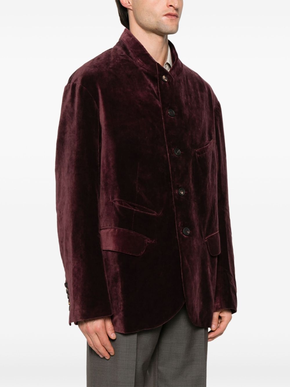 cotton blazer - 3