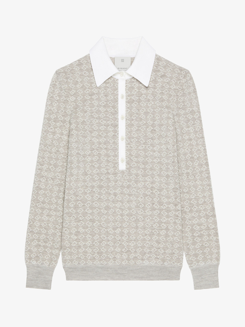 SLIM FIT POLO IN MONOGRAM 72 JACQUARD 1