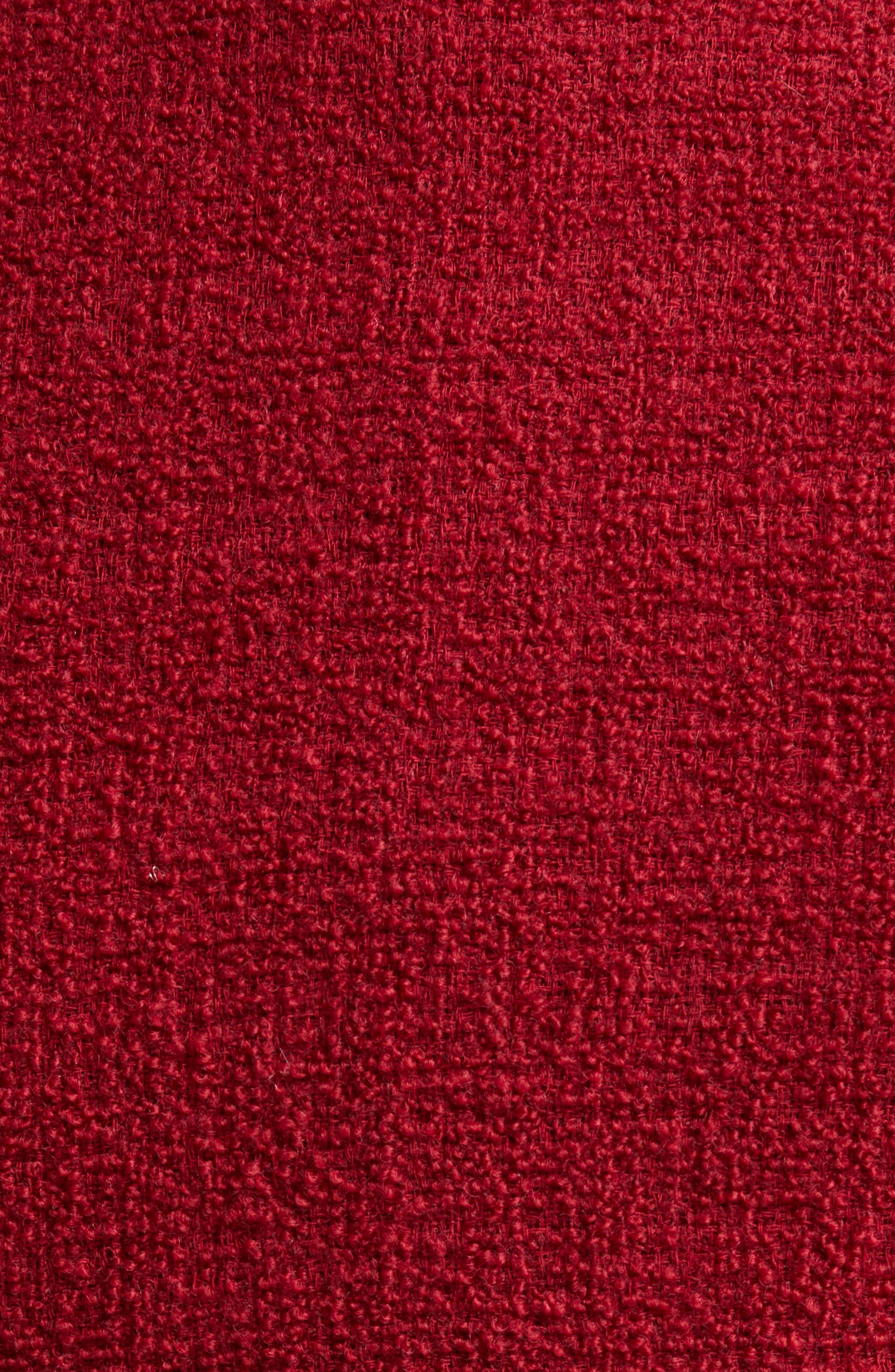 Giambattista Valli Double Breasted Wool Blend Bouclé Jacket in Titan Red at Nordstrom - 6