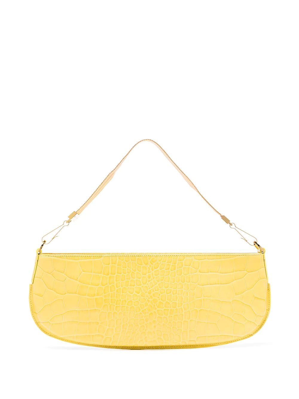 Beverly crocodile-effect clutch - 1