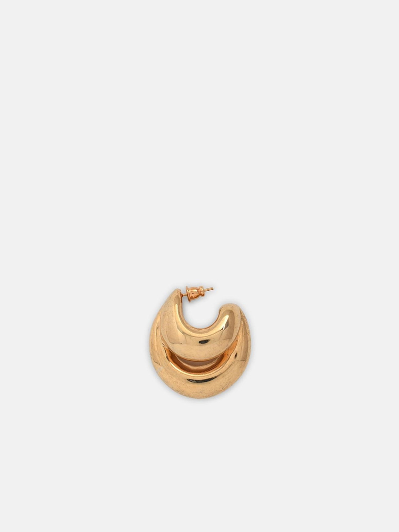 PANCONESI GOLD 'DOUBLE BLOW UP' EARRINGS outlook