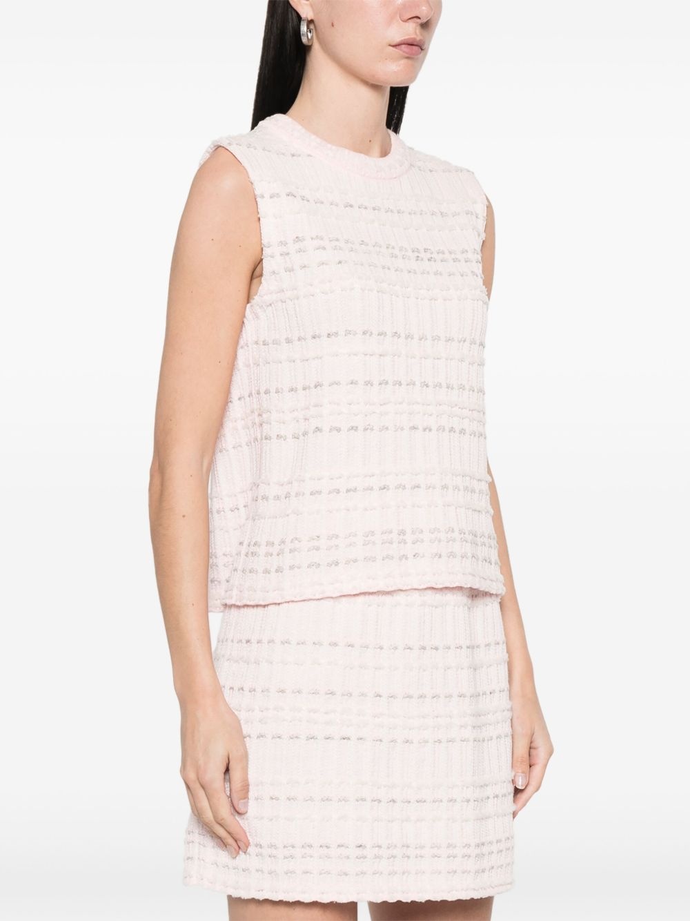 seersucker cotton vest - 3