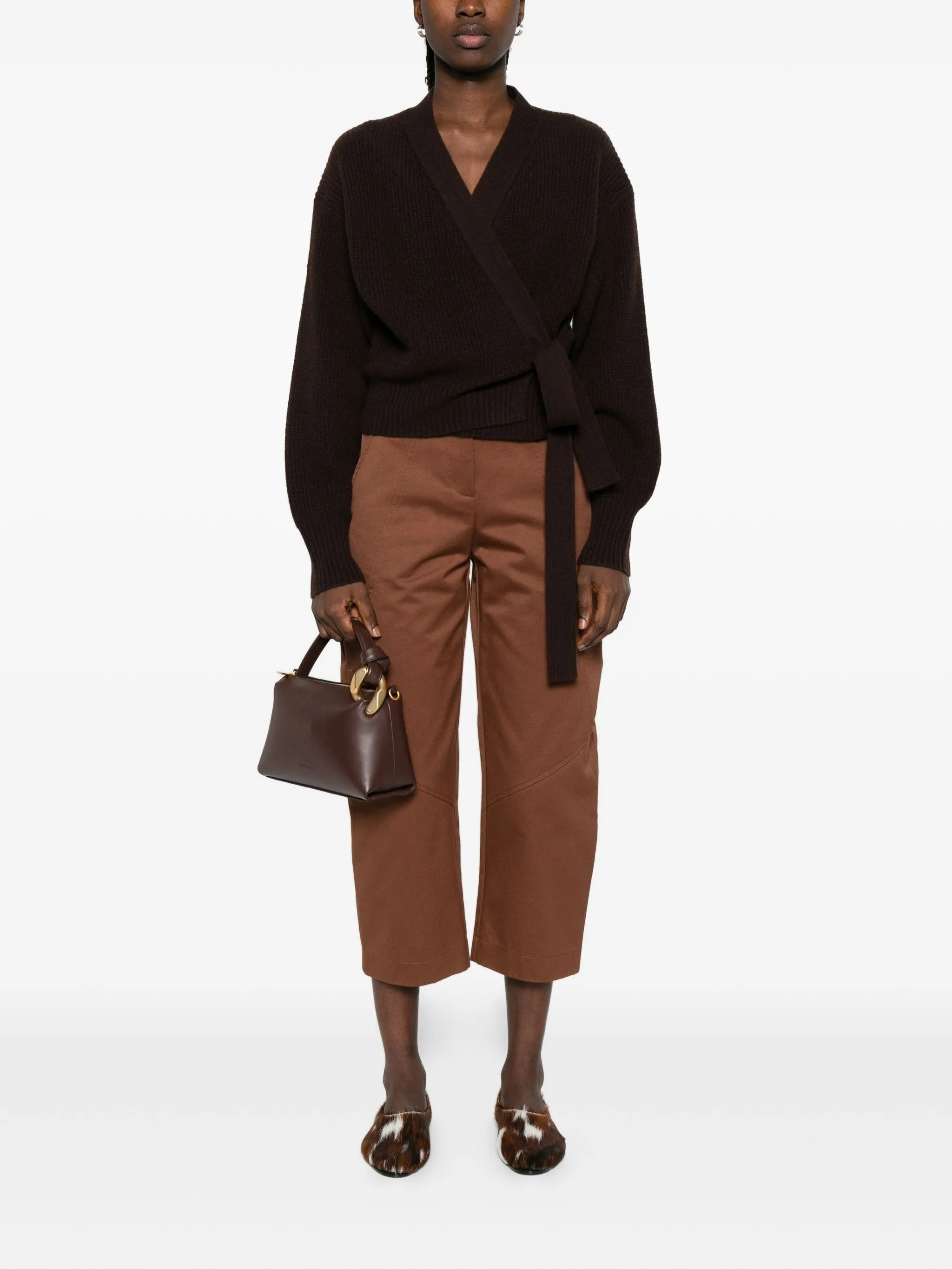 Allude Wrap-tie Cardigan - 4