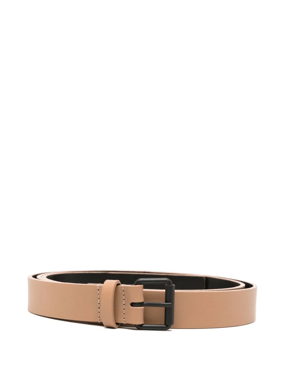 leather buckle belt - 1