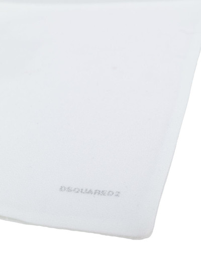 DSQUARED2 logo printed pocket square outlook