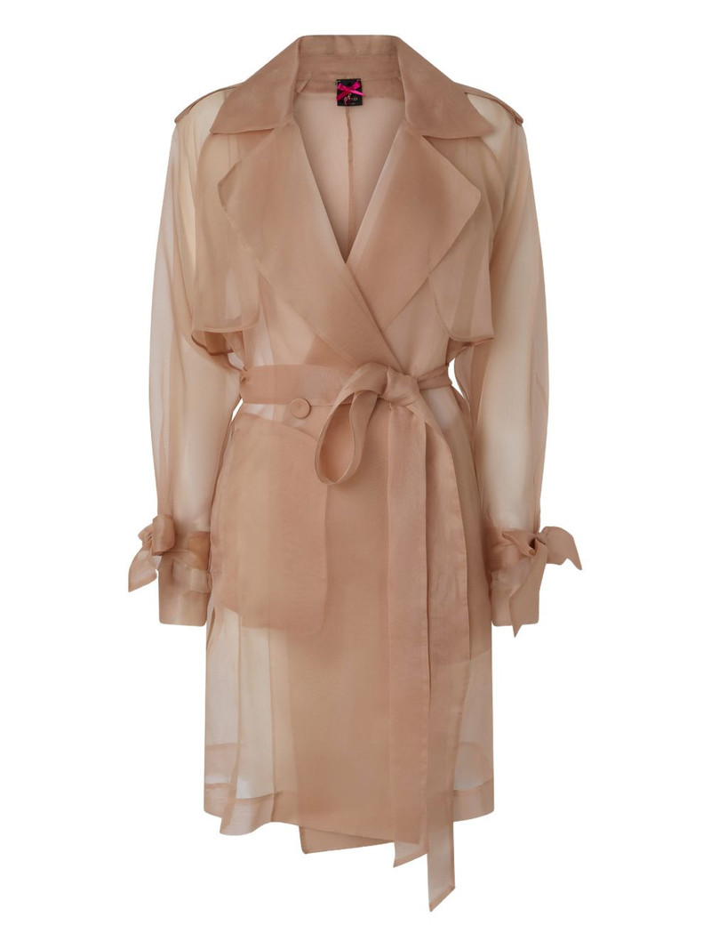 belted silk coat 1
