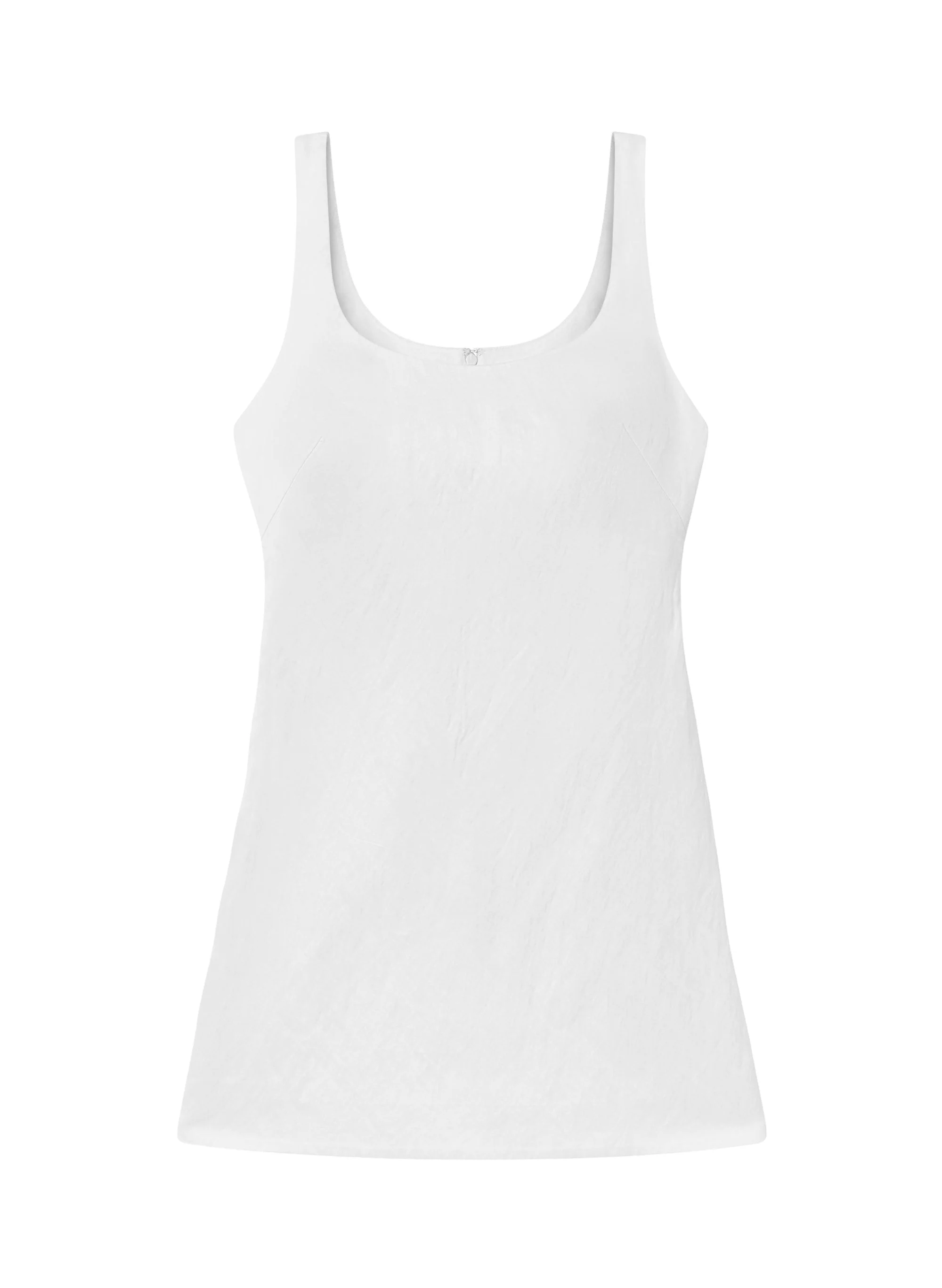 Faye Satin Mini Dress - 1